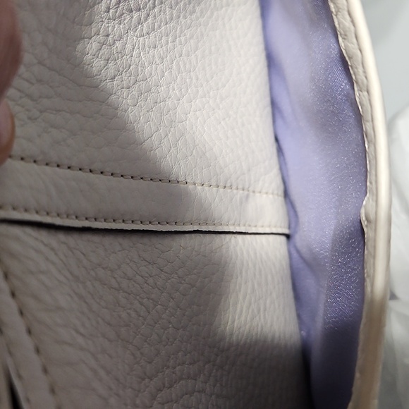 COACH NWOT SOHO  White and Tan Leather Shoulder Bag - Picture 12 of 16